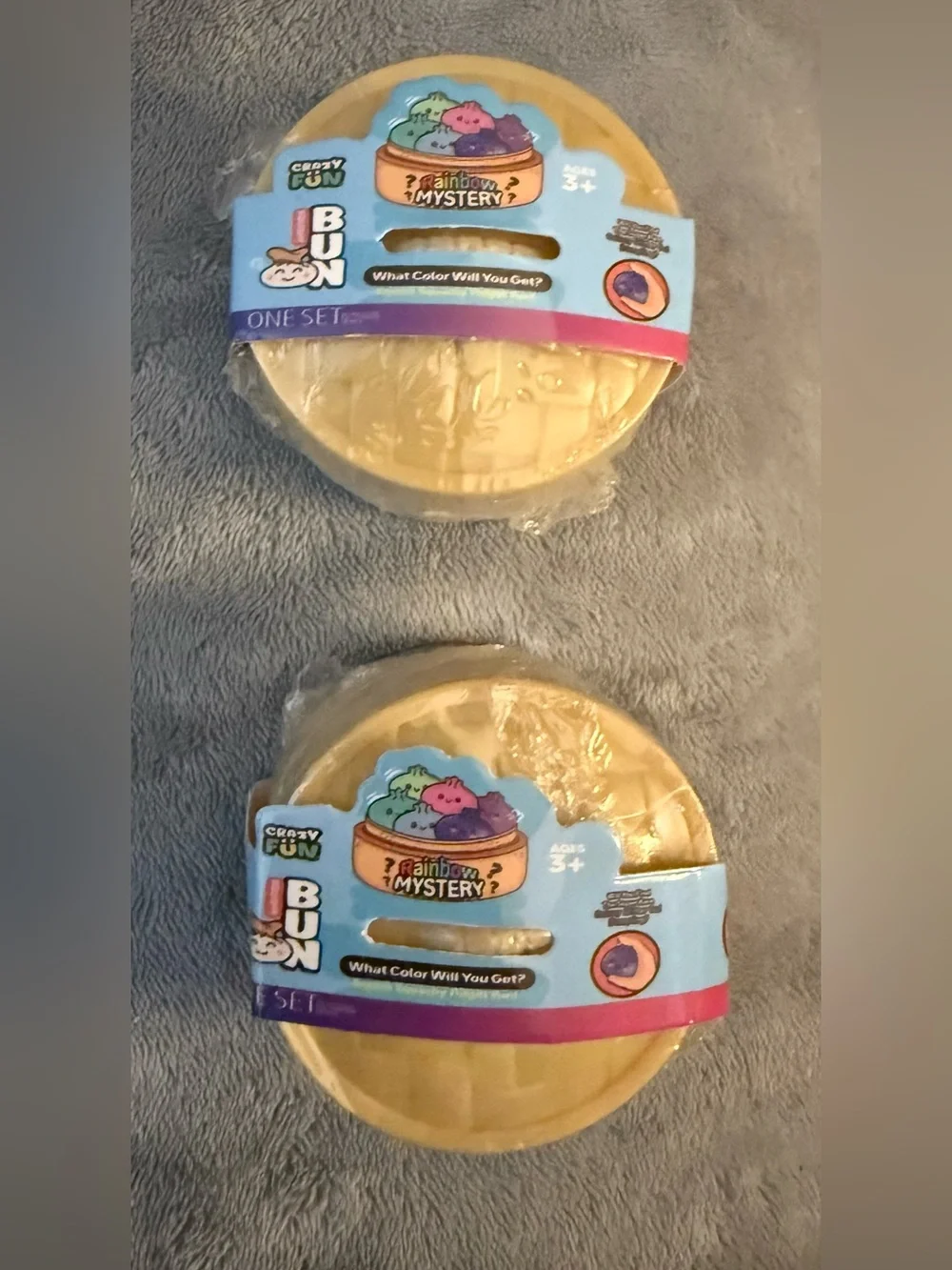 Set of 2 Crazy Fun Mini Viral Mystery Dumpling Squishy Toys | Rainbow Surprise - Picture 1 of 2
